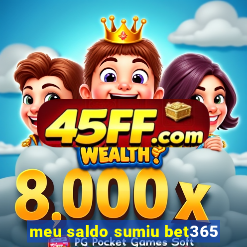 meu saldo sumiu bet365